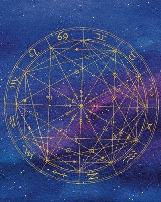 Read Online Gold Zodiac Wheel Galaxy Journal: 8 x 10 inch Bullet Journal - Blank Notebook, 1/4 inch Dot Grid with 160 Pages, Sturdy Matte Softcover Dotted Paper,  Bound, Constellation Star map Astrology Cover -  file in ePub