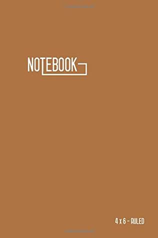 Read Ruled Notebook 4x6: Small Journal Notebook with Date and Numbered Pages   Smart Brown Design - Katie Kate | ePub